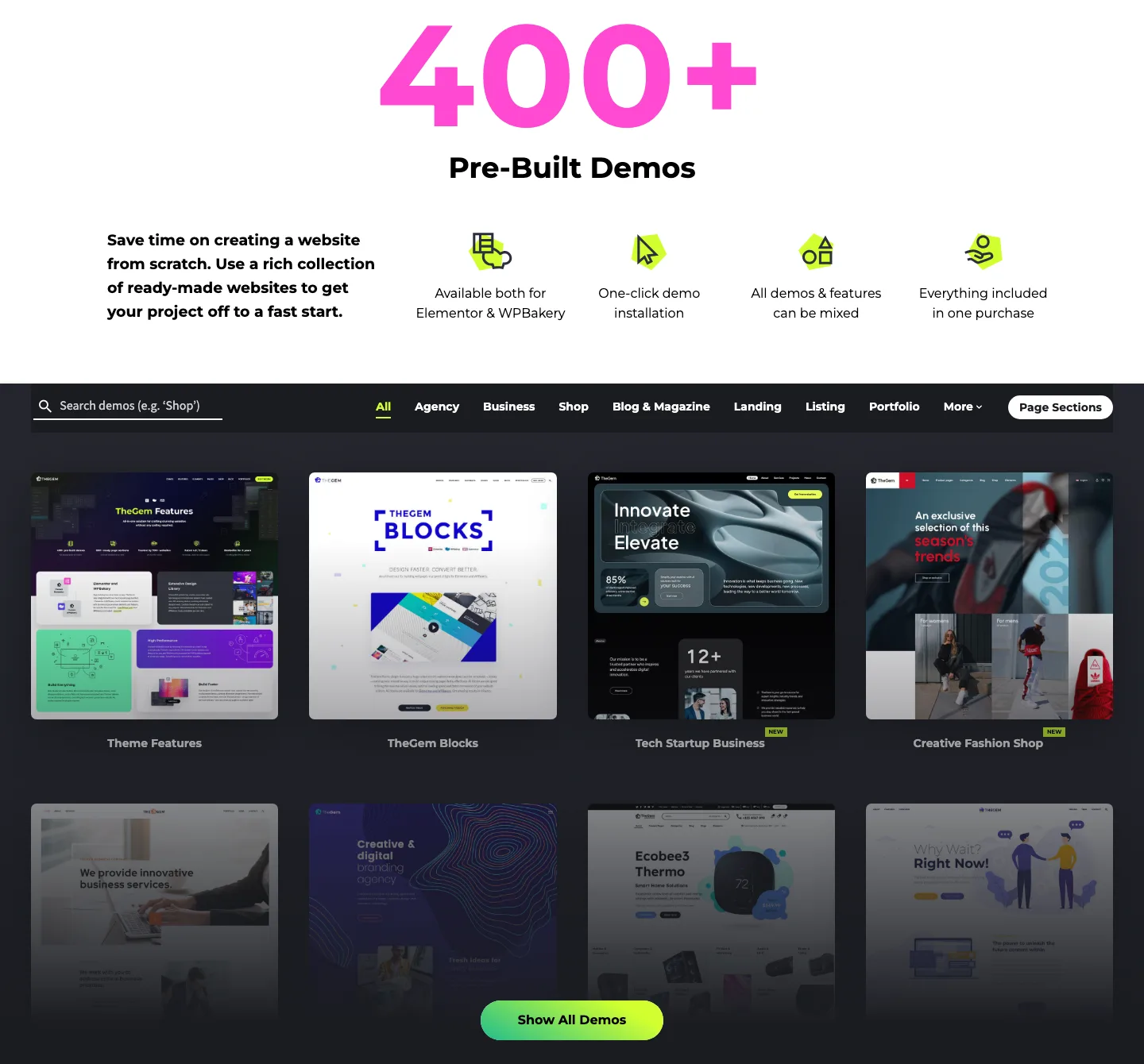 TheGem Theme Review (2026): Demos, Builders, WooCommerce and Pricing